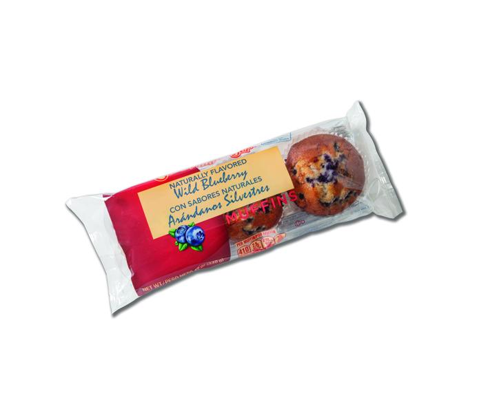 Individually Wrapped 3-pack Wild Blueberry Muffins | Otis Spunkmeyer